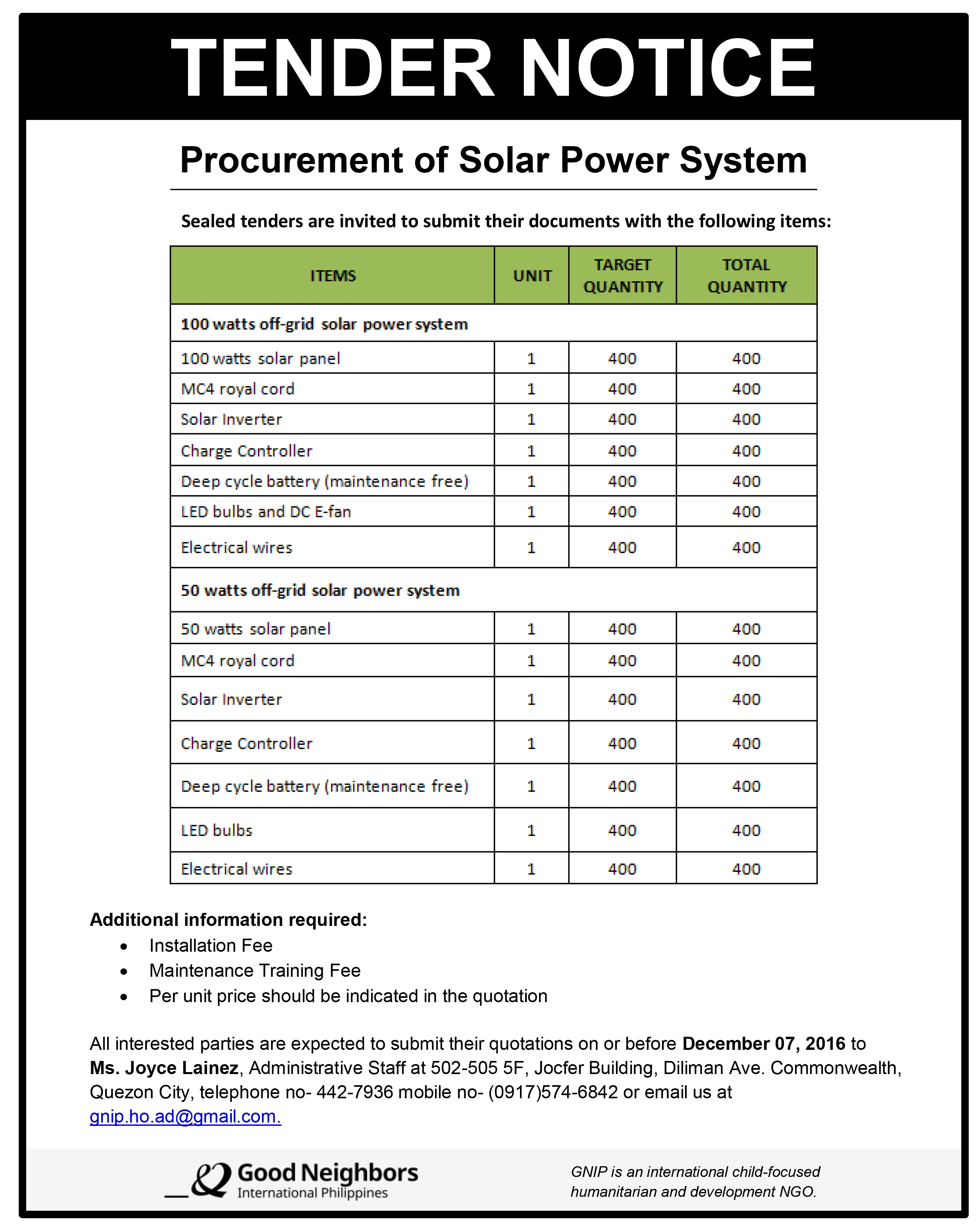 tendernotice-solar-system